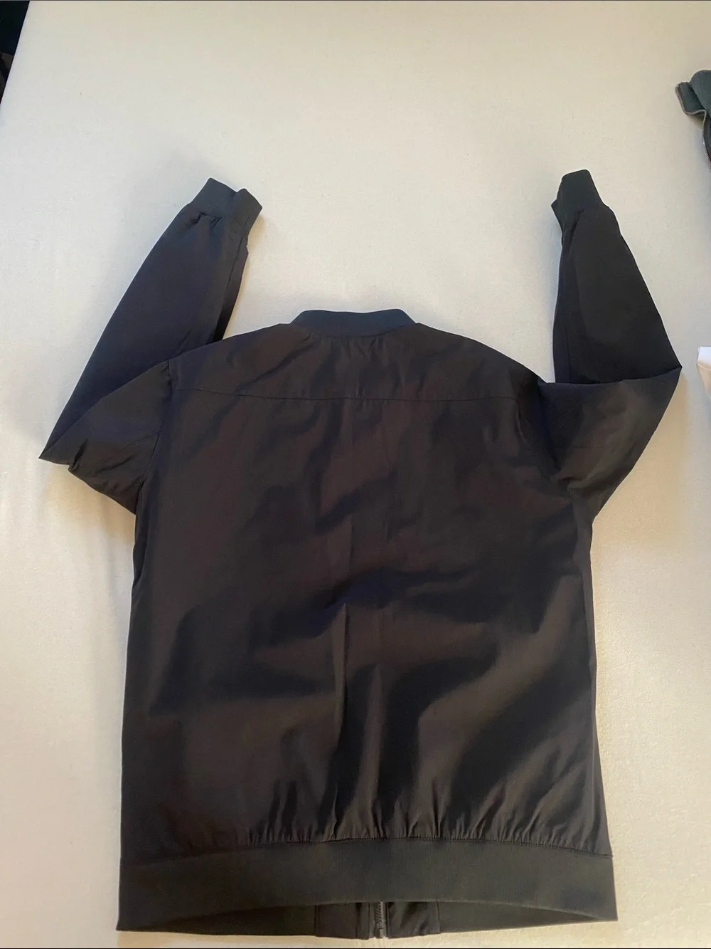 Tahari Black Men's Bomber Jacket with Zip